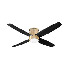Load image into Gallery viewer, Oslo Flush Mount Ceiling Light in Aged Brass (Light Kit).
