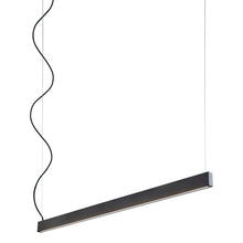 Load image into Gallery viewer, Zepp LED Linear Pendant Light in Black (50-Inch).
