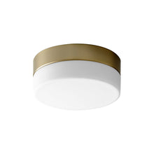 Load image into Gallery viewer, Zuri LED Flush Mount Ceiling Light in Aged Brass (7-Inch).
