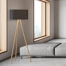 Load image into Gallery viewer, Belmont Floor Lamp in living room.
