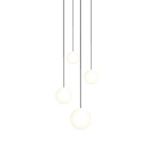 Load image into Gallery viewer, Bola LED Chandelier in Chrome (4-Light).
