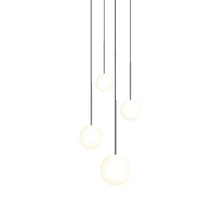 Load image into Gallery viewer, Bola LED Chandelier in Gunmetal (4-Light).
