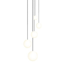 Load image into Gallery viewer, Bola LED Chandelier in Chrome (5-Light).
