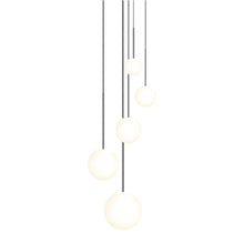 Load image into Gallery viewer, Bola LED Chandelier in Gunmetal (5-Light).
