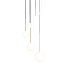 Load image into Gallery viewer, Bola LED Chandelier in Rose Gold (6-Light).
