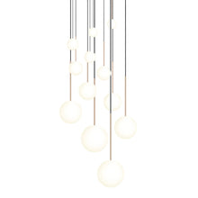 Load image into Gallery viewer, Bola LED Chandelier in Rose Gold (12-Light).
