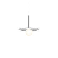 Load image into Gallery viewer, Bola LED Disc Pendant Light in Chrome (Small).
