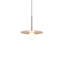 Load image into Gallery viewer, Bola LED Disc Pendant Light in Rose Gold (Small).
