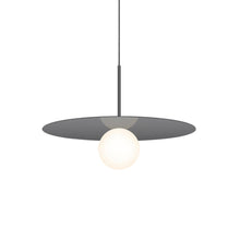 Load image into Gallery viewer, Bola LED Disc Pendant Light in Gunmetal (Large).
