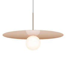 Load image into Gallery viewer, Bola LED Disc Pendant Light in Rose Gold (X-Large).
