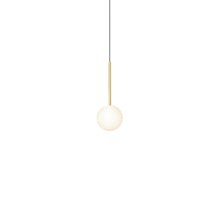 Load image into Gallery viewer, Bola Sphere LED Pendant Light in Brass (5-Inch).
