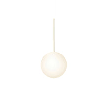 Load image into Gallery viewer, Bola Sphere LED Pendant Light in Brass (10-Inch).
