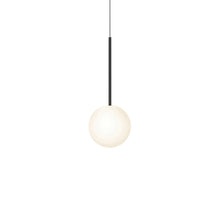 Load image into Gallery viewer, Bola Sphere LED Pendant Light in Matte Black (8-Inch).
