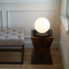 Load image into Gallery viewer, Bola Sphere LED Table Lamp in living room.
