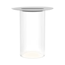 Load image into Gallery viewer, Carousel LED Floor Lamp in Clear/White.
