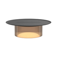 Load image into Gallery viewer, Carousel LED Table Lamp in Bronze/Black (Small/16-Inch).
