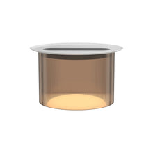 Load image into Gallery viewer, Carousel LED Table Lamp in Bronze/White (Large/12-Inch).
