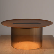 Load image into Gallery viewer, Carousel LED Table Lamp in Detail.
