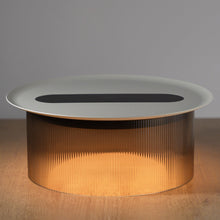 Load image into Gallery viewer, Carousel LED Table Lamp in Detail.

