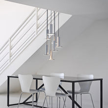 Load image into Gallery viewer, Cielo LED Chandelier in dining room.
