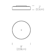Load image into Gallery viewer, Cielo XL Multi-Light Canopy - line drawing.
