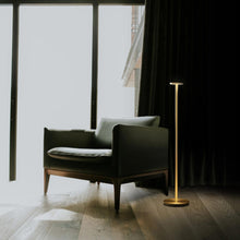 Load image into Gallery viewer, Luci LED Floor Lamp in living room.
