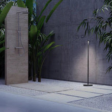 Load image into Gallery viewer, Luci LED Floor Lamp in bathroom.
