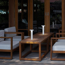 Load image into Gallery viewer, Luci LED Table Lamp in restaurant.
