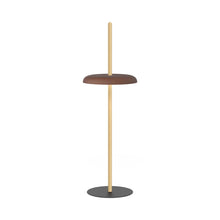 Load image into Gallery viewer, Nivel LED Floor Lamp in Oak/Espresso.
