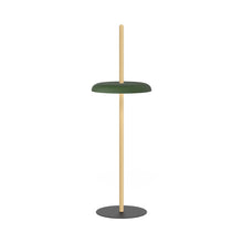 Load image into Gallery viewer, Nivel LED Floor Lamp in Oak/Forest Green.
