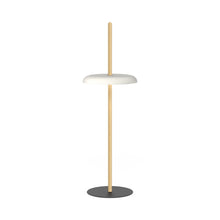 Load image into Gallery viewer, Nivel LED Floor Lamp in Oak/White.
