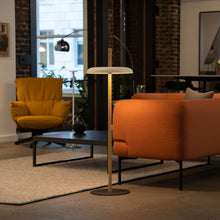 Load image into Gallery viewer, Nivel LED Floor Lamp in living room.
