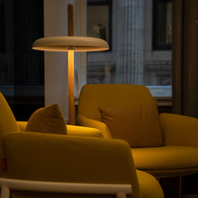 Load image into Gallery viewer, Nivel LED Floor Lamp in living room.
