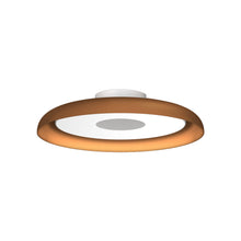 Load image into Gallery viewer, Nivel LED Flush Mount Ceiling Light in Terracotta (15-Inch).
