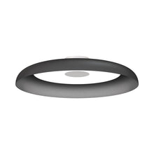 Load image into Gallery viewer, Nivel LED Flush Mount Ceiling Light in Black (22-Inch).
