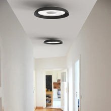 Load image into Gallery viewer, Nivel LED Flush Mount Ceiling Light in living room.
