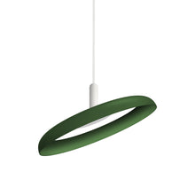 Load image into Gallery viewer, Nivel LED Pendant Light in Forrest/White (Small).
