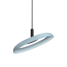 Load image into Gallery viewer, Nivel LED Pendant Light in Slate Blue/Black (Small).
