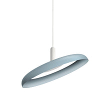 Load image into Gallery viewer, Nivel LED Pendant Light in Slate Blue/White (Small).
