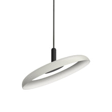 Load image into Gallery viewer, Nivel LED Pendant Light in White/Black (Small).
