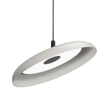 Load image into Gallery viewer, Nivel LED Pendant Light in White/Black (Large).
