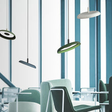 Load image into Gallery viewer, Nivel LED Pendant Light in living room.
