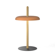 Load image into Gallery viewer, Nivel LED Table Lamp in Oak/Terracotta.
