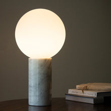 Load image into Gallery viewer, Pilar Table Lamp in living room.
