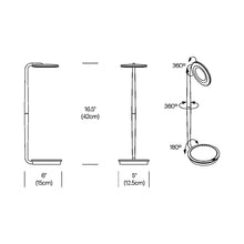 Load image into Gallery viewer, Pixo LED Table Lamp - line drawing.
