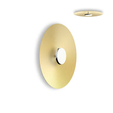 Load image into Gallery viewer, SKY Dome LED Flush Mount Ceiling Light in Brushed Brass (Medium).
