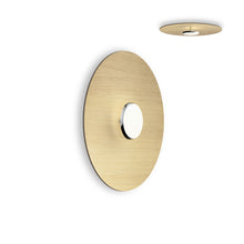 Load image into Gallery viewer, SKY Dome LED Flush Mount Ceiling Light in Oak (Medium).
