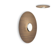 Load image into Gallery viewer, SKY Dome LED Flush Mount Ceiling Light in Walnut (Medium).
