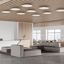 Load image into Gallery viewer, SKY Dome LED Flush Mount Ceiling Light in office.
