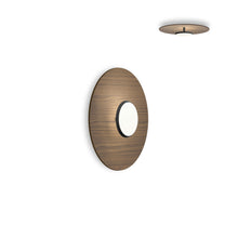 Load image into Gallery viewer, SKY Dome LED Flush Mount Ceiling Light in Matte Black Walnut (Small).
